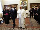 Americký prezident Barack Obama na návtv Vatikánu (27. bezna 2014)