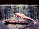 Autocamping u rybníka Velké Dáko na eskomoravské vysoin, léto roku 1975.