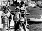 Fotografie z dovolené v Jugoslávii v roce 1970, je poízena na ostrov Hvar -...