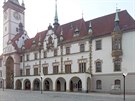 Vizualizace podoby Horního námstí v Olomouci s variantou lamp lidov zvanou...