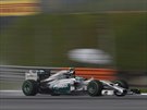 Nico Rosberg bhem kvalifikace na Velkou cenu Malajsie formule 1