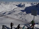 Vrchol Rotthornu (2 865 m), nejvyí místo stediska