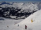 Sjezdovky na východních svazích Lenzerheide