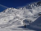 Sjezdovky na východních svazích Lenzerheide