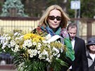 Na poheb Vry Chytilové dorazila její kolegyn Olga Sommerová (21. bezna...