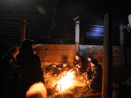 Pedposlední stanicí byl kopec u obce Dyle na Chebsku. Odsud jako znamení...