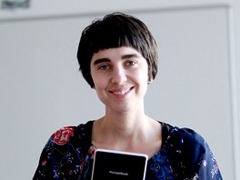 Redaktorka MfD Klára Kubíčková a její čtečka