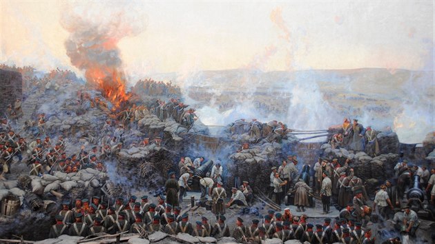 Obleen Sevastopolu zachytil ve svm panoramatu mal Franz Alexejevi Roubaud.