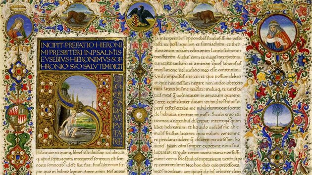 Zdigitalizovan renesann miniatura, kterou uchovv vatiknsk knihovna