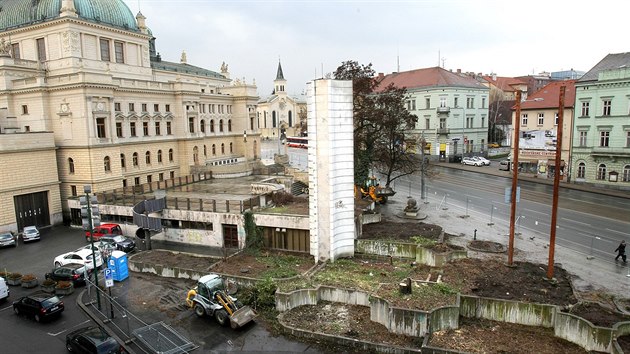 Rekonstrukce divadelnch teras v Plzni.