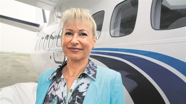 Ilona Plkov, generln editelka vrobce Aircraft
Industries.