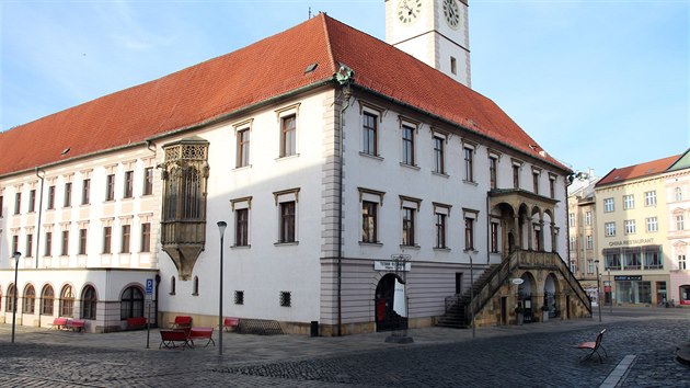 Vizualizace podoby Horního náměstí v Olomouci s variantou lamp Philips UrbanStar.