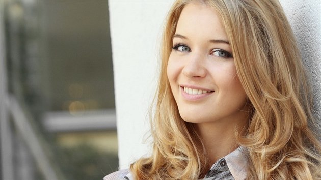 Finalistka soute esk Miss 2014 Gabriela Frankov