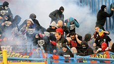 Na utkání do Ostravy dorazily tyi stovky sparanských fanouk.