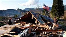 V zasaené oblasti, na jejím míst stála bývalá rybáská vesnice, poniil...