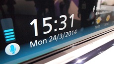 Info Bar uká�e, p�edpov�� po�así, aktuální nabídku z myStream i p�ípadné vzkazy...