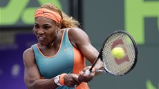 Serena Williamsová v semifinále turnaje v Miami. 