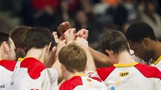 Pardubití basketbalisté ped utkáním.