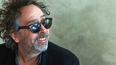 Tim Burton na tiskové konferenci k výstav Tim Burton a jeho svt