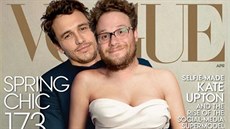James Franco a Seth Rogen v parodii na titulku magazínu Vogue s Kim...