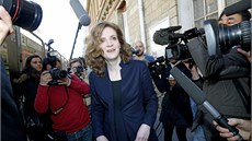 Kandidátka konzervativní strany UMP Nathalie Kosciusková-Morizetová míí do