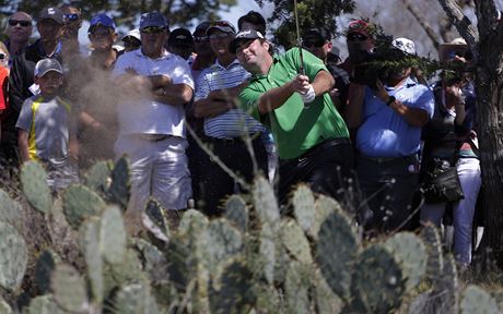 Steven Bowditch pálí v San Antoniu mezi kaktusy. 
