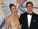 Pierre Casiraghi a jeho manelka Beatrice Borromeo (Monte Carlo, 29. bezna...