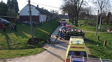 Tragická autonehoda v obci Sběř na Jičínsku