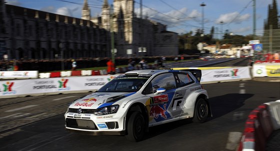 Sébastien Ogier pi Portugalské rallye. 