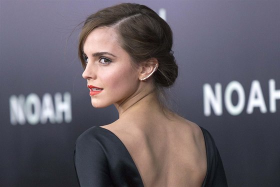 Emma Watsonová na americké premiée filmu Noe (New York, 26. bezna 2014)