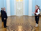 Velvyslanec Tomá Pernický pi setkání s arménským prezidentem Serem...
