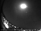 Nad jihem Nmecka byla vidt na obloze ohnivá koule. (31. bezna 2014)