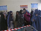 Skupina Afghánek eká ve front na píleitost podílet se na výbru nového