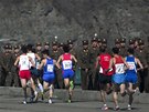Kadoroní mezinárodní maraton poádá Severní Korea k uctní památky svého