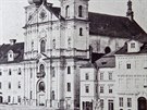 Kostel svatého Ignáce na jihlavském námstí v edesátých letech devatenáctého...