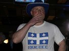 Stoupenec Quebecké strany, která usilovala o referendum o samostatnosti...