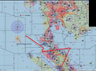 Pravdpodobná trasa ztraceného Boeingu 777 malajsijských aerolinií