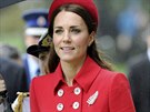Královna Albta II. pjila vévodkyni z Cambridge Kate na návtvu Nového...