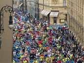 Momentka z Praskho plmaratonu