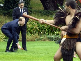 Britská královská rodina navtívila Nový Zéland. (7. 4. 2014)