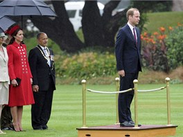 Britská královská rodina navtívila Nový Zéland. (7. 4. 2014)