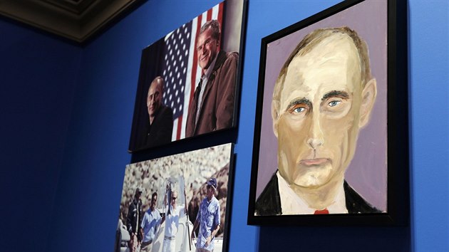 Portrt ruskho prezidenta Vladimra Putina jeho autorem je George W. Bush