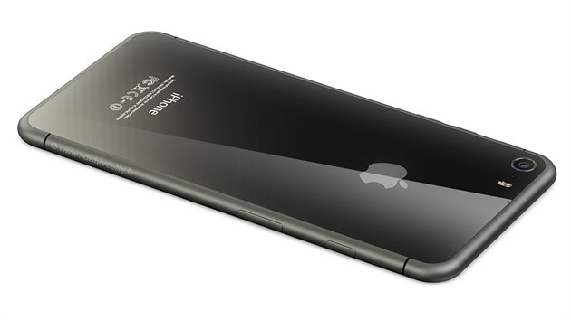 Render iPhonu 6, kter podle nkresu zpracoval grafik Martin Hajek