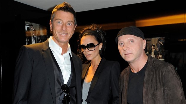 Stefano Gabbana, Victoria Beckhamov a Domenico Dolce (10. kvtna 2009)