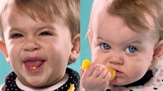 Citrón, d�ti, první ochutnávka