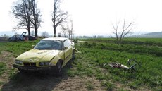 Nehoda na Lan�krounsku, p�i ní� �idi� BMW smetl t�i chodkyn�.