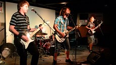 Kapela The Scoffers na jablonecké Ramp�.