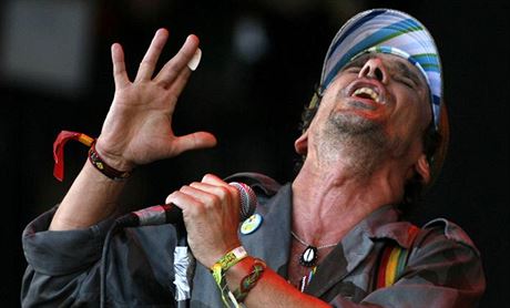 Z festivalu v Glastonbury - zpvák Manu Chao - (28. ervna 2008)