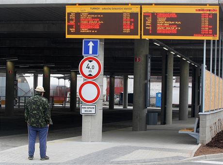 Nový dopravní terminál v Turnov.