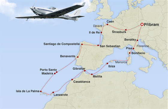 MAPA: On-line z nebe nad Evropou